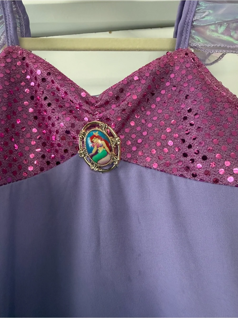 Lola + The Boys Purple and Teal Mermaid Dress Costume